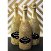 Бутилка шампанско с декорация и персонализиран етикет