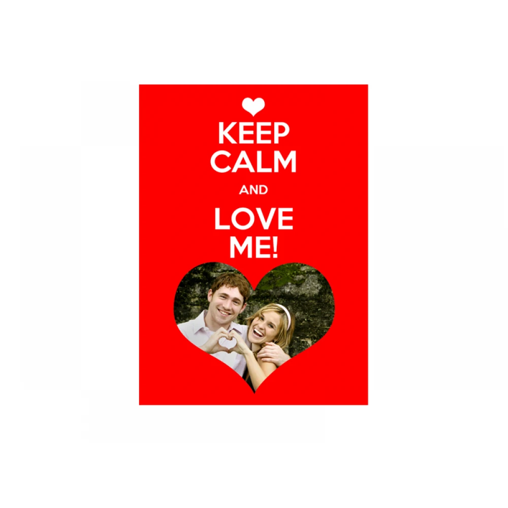 Колаж KEEP CALM с Ваша снимка